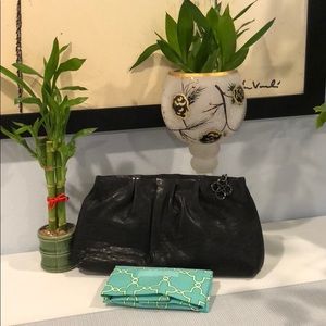 Stella & Dot Leather Clutch